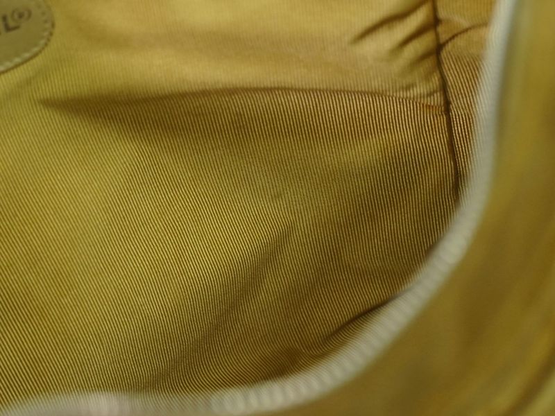 Authentic Chanel Triple Coco Mark Shoulder Bag Suede Leather Brown Coco Mark