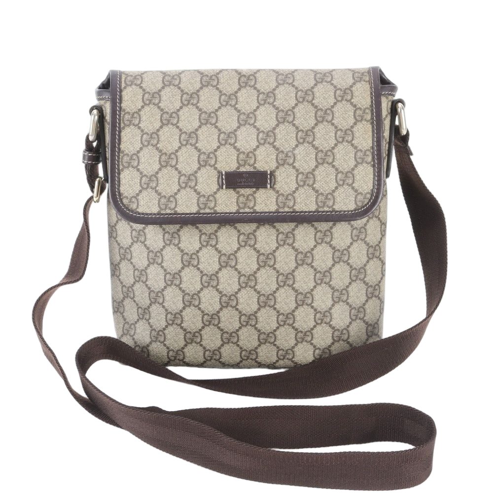 Gucci GG Supreme Leather Shoulder Bag Crossbody Messenger Business