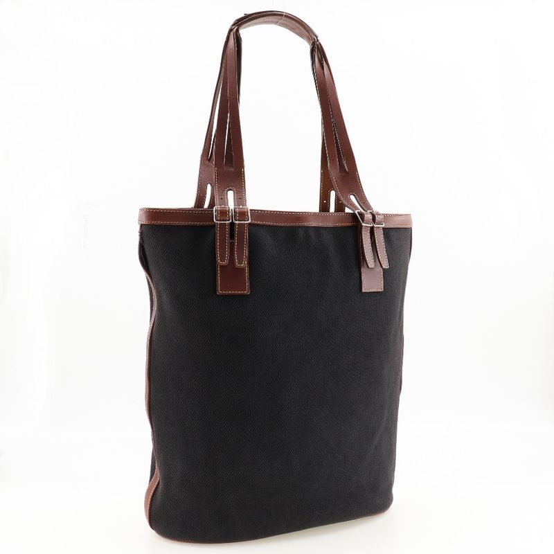 Celine Logo Canvas Black Ladies Tote Bag