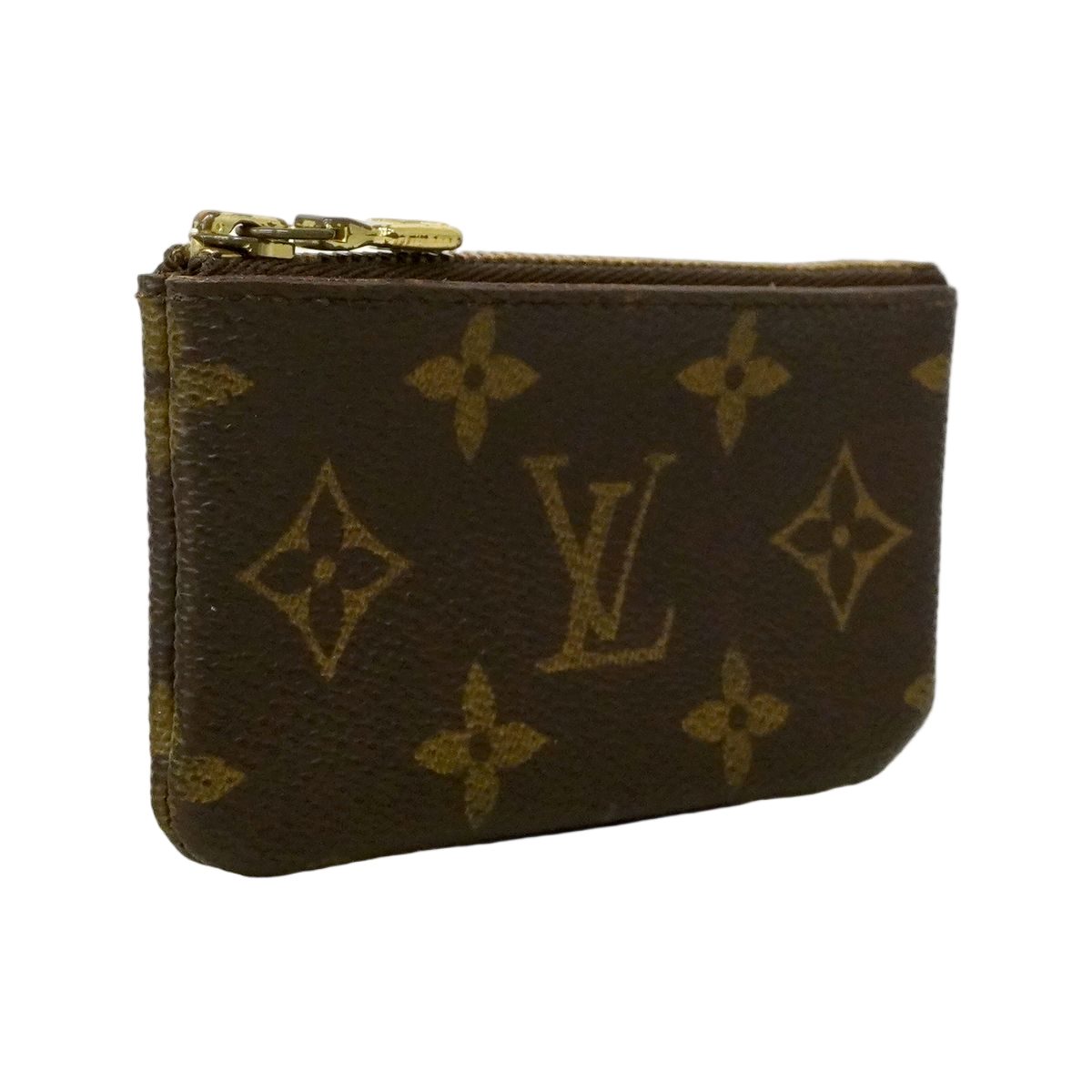 Louis Vuitton Coin Case Monogram Pochette Cles Brown — view 2