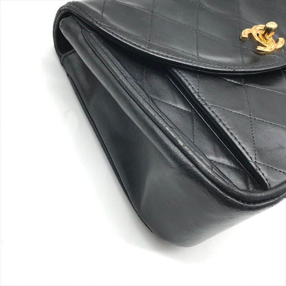 Chanel Quilted Turnlock CC Logo Brilliant Chain Shoulder Bag