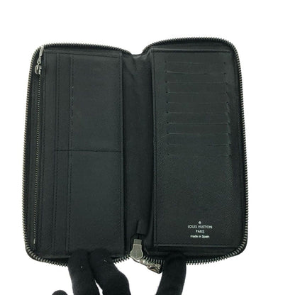 Louis Vuitton Wallet Zippy Vertical Monogram Eclipse Black — view 4