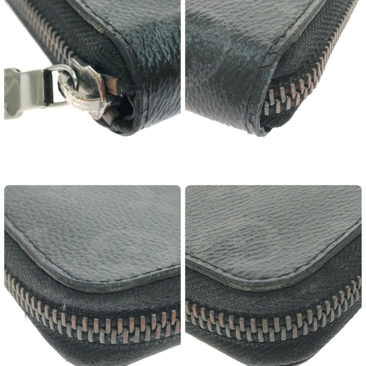 Louis Vuitton Wallet Zippy Vertical Monogram Eclipse Black — view 5
