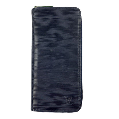 Louis Vuitton Epi Zippy Wallet Vertical M60964 Navy
