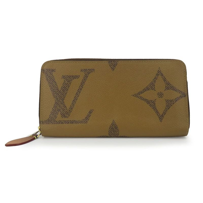 Louis Vuitton Long Wallet Zippy Monogram Reverse Brown Goldhardwar