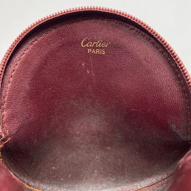 Cartier Coin Case Ec22481 Bordeaux Must Coin Purse