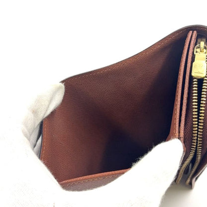 Louis Vuitton Portmonnais Vieux Trésor Monogram Leather × PVC Brown Bifold