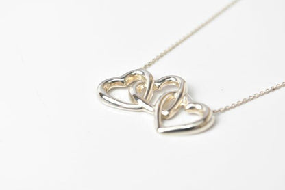 Tiffany & Co Necklace Pendant Silver Tiffany & Co Elsa Peretti Three Heart