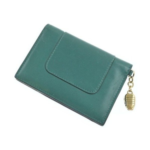 Bvlgari Card Case Card Holders Green — view 2