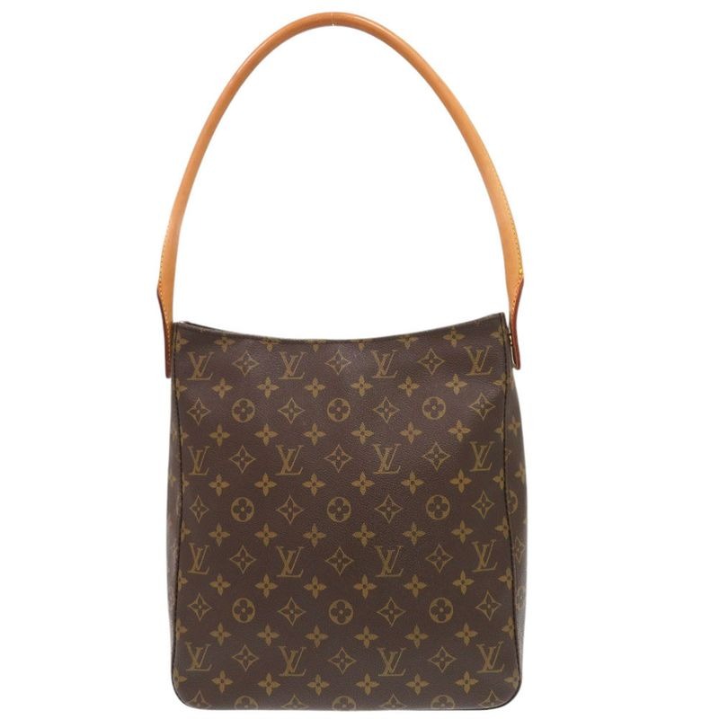 Louis Vuitton Looping GM Monogram Brown Shoulder Bag 0895