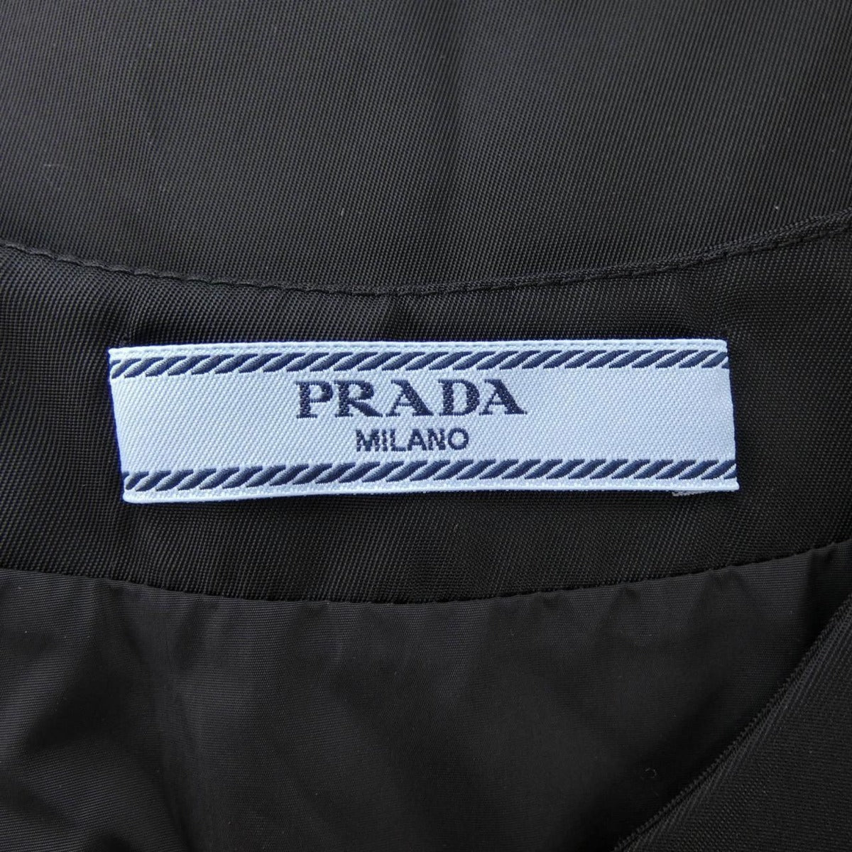 Prada Triangle Logo Gabardine Sleeveless Dress — view 4