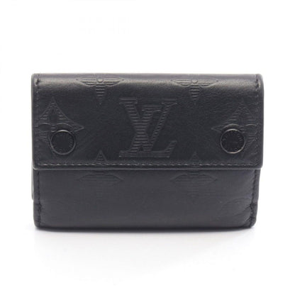 Louis Vuitton Trifold Wallet Discovery Compact Noir Black Leather