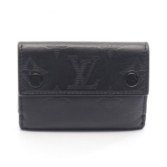 Louis Vuitton Trifold Wallet Discovery Compact Noir Black Leather