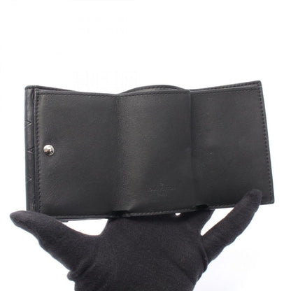 Louis Vuitton Trifold Wallet Discovery Compact Noir Black Leather — view 3