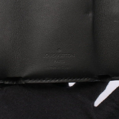 Louis Vuitton Trifold Wallet Discovery Compact Noir Black Leather — view 4