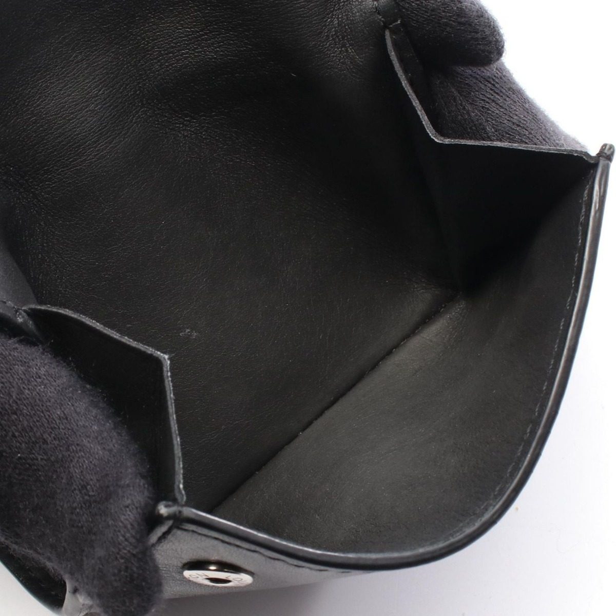 Louis Vuitton Trifold Wallet Discovery Compact Noir Black Leather — view 5