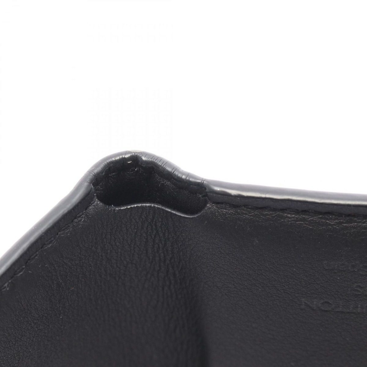 Louis Vuitton Trifold Wallet Discovery Compact Noir Black Leather — view 7