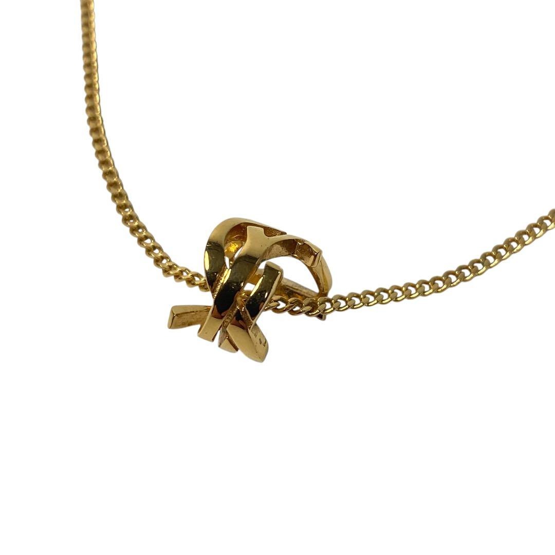 Saint Laurent Twist Yslpendant Necklace