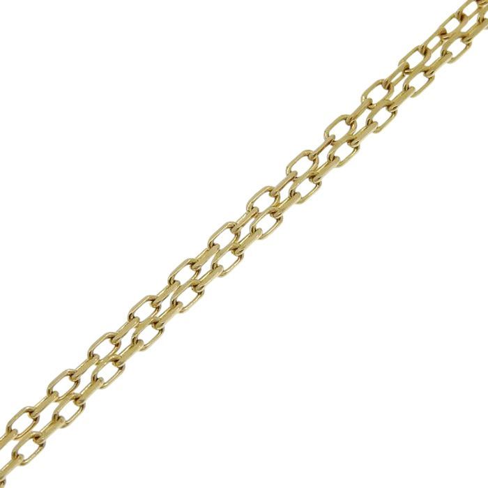 Cartier Love Circle 2P Diamond Bracelet 18K Yellow Gold 750 Yellow Gold With