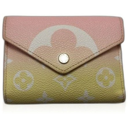 Louis Vuitton Monogram LV Escal Portefeuille Victorine Leather Trifold Wallet