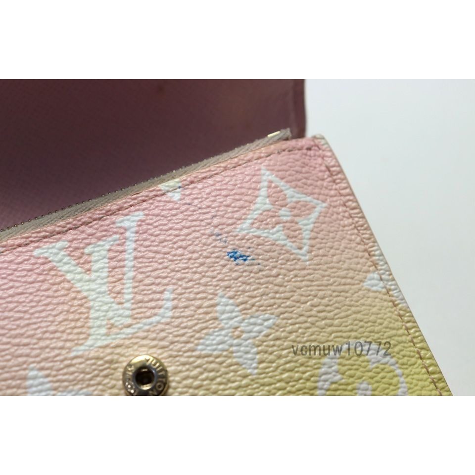 Louis Vuitton Monogram LV Escal Portefeuille Victorine Leather Trifold Wallet — view 8