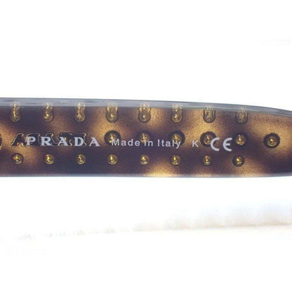 Prada Sunglasses Brown Tortoiseshell Side Studs Logo 7K — view 6