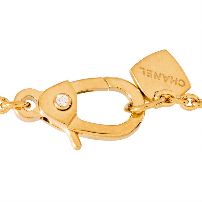 Chanel Coco Crush Necklace Diamond J12102 18K Pink Gold 79g Pink Gold Beige