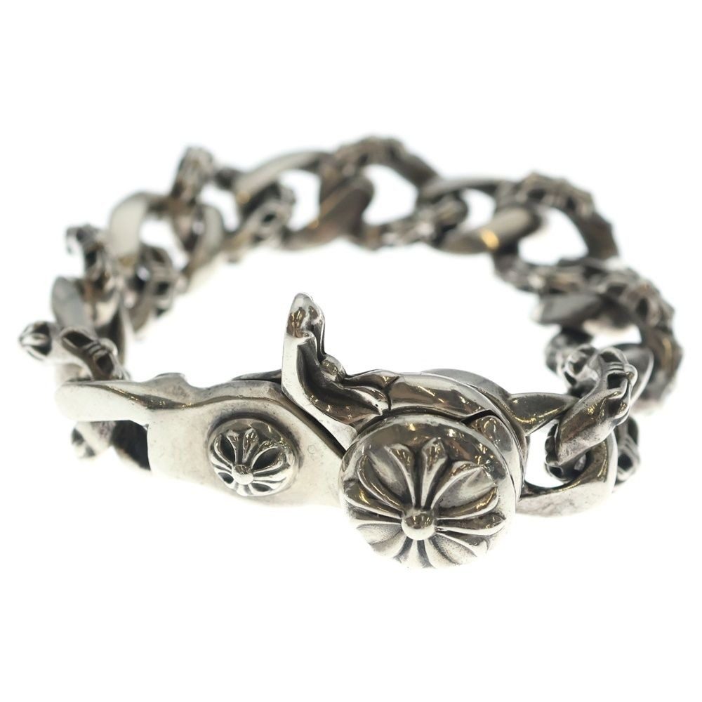 Chrome Hearts Fncy Chn Lnk Fancy Link Clip Bracelet 13 Links Silver