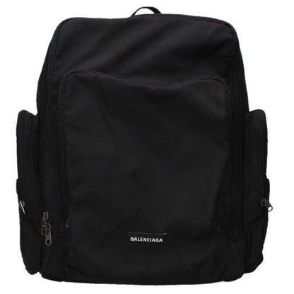 Balenciaga Logo Nylon Canvas Backpack
