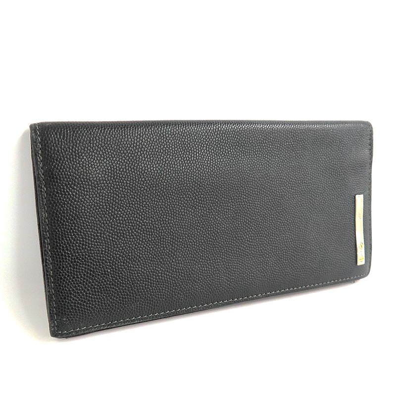 Cartier Santos Bifold Bill Holder Leather Black Men's