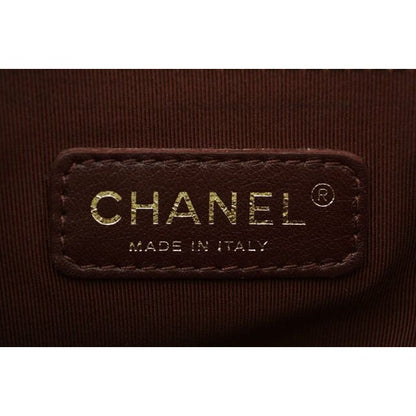 Chanel Chain Shoulder Bag Clutch 2-Way Boy Chablon Lambskin — view 7