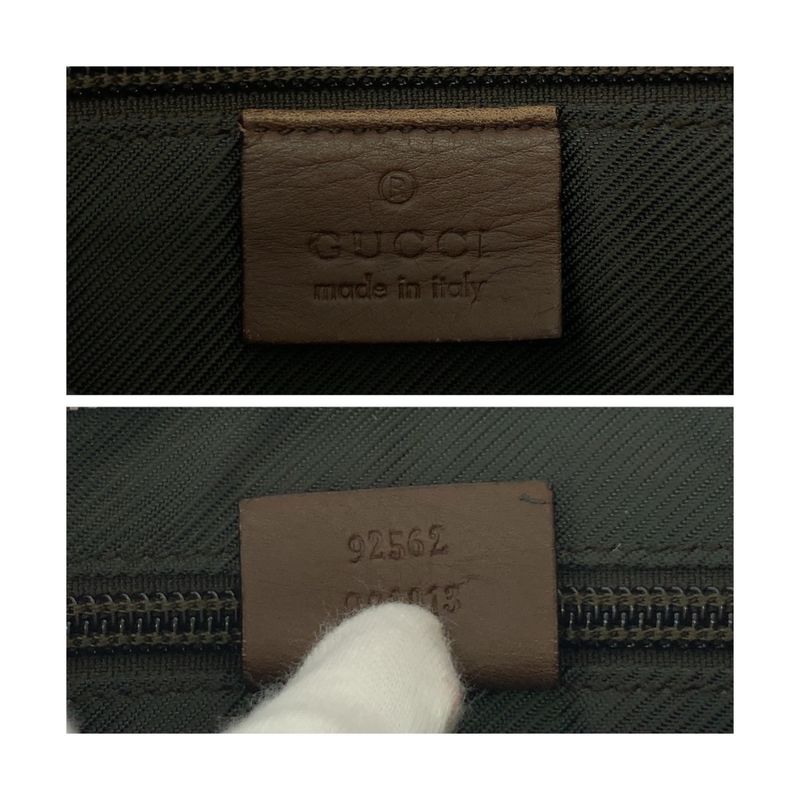 Gucci Beige Brown Silver Hardware GG Canvas 92562 Shoulder Bag Shoulder Women