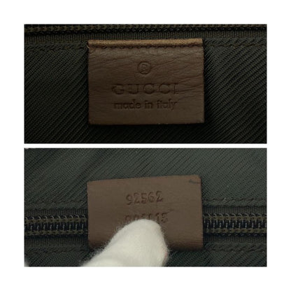 Gucci Beige Brown Silver Hardware GG Canvas 92562 Shoulder Bag Shoulder Women