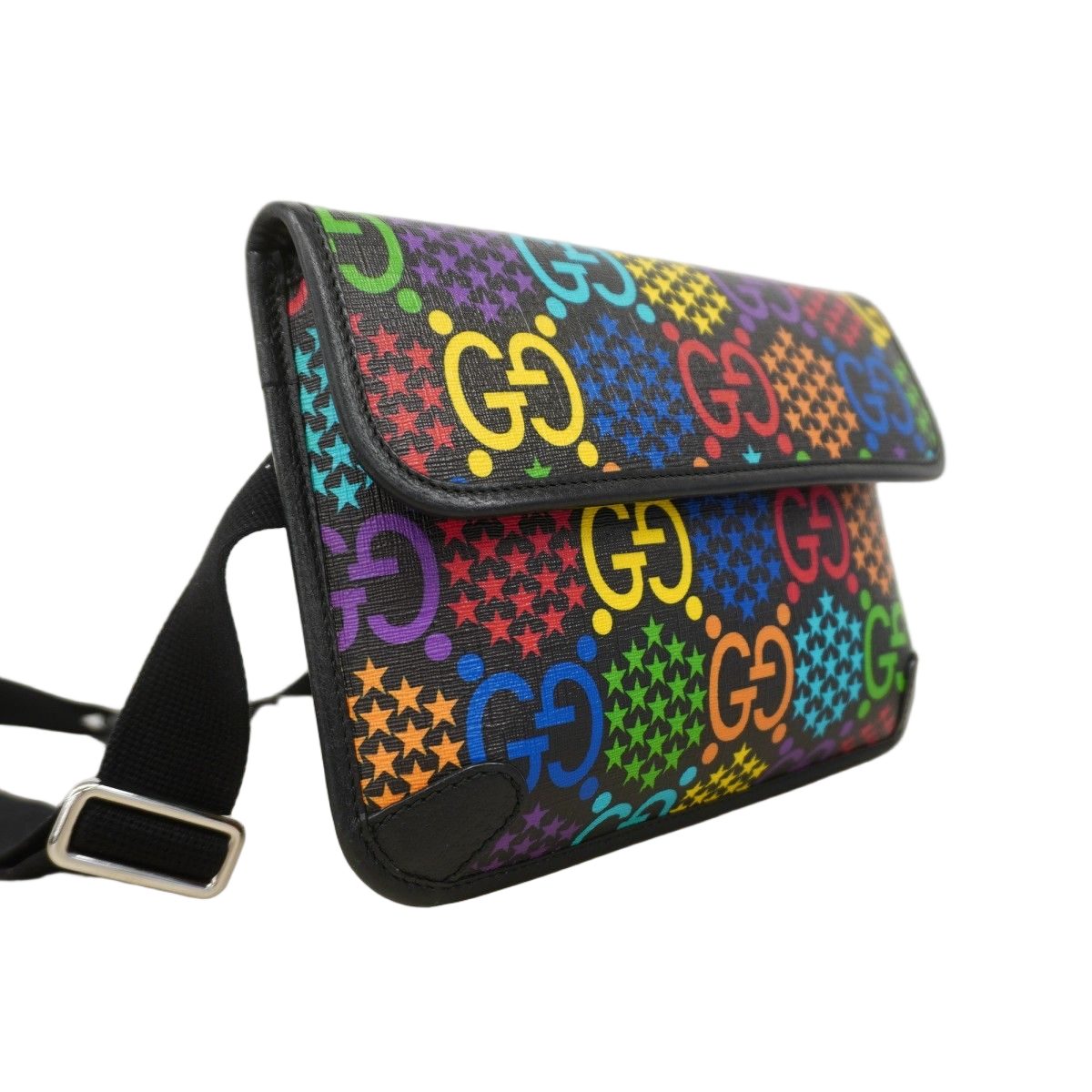 Gucci Waist Bag GG Psychedelic Black Multicolor Silver — view 2