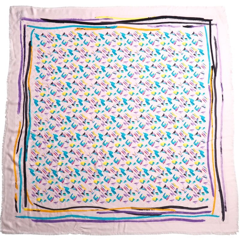 Louis Vuitton Splash Shawl Large Shawl Scarf All-over Pattern Silk Blend Made