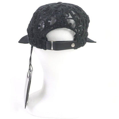 DIOR Homme 283c903a4451 Oblique Docking Casket Hat Cap Black L Made In Italy