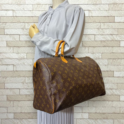 Louis Vuitton Speedy 40 Monogram Handbag Monogram Canvas M41522 Brown Women