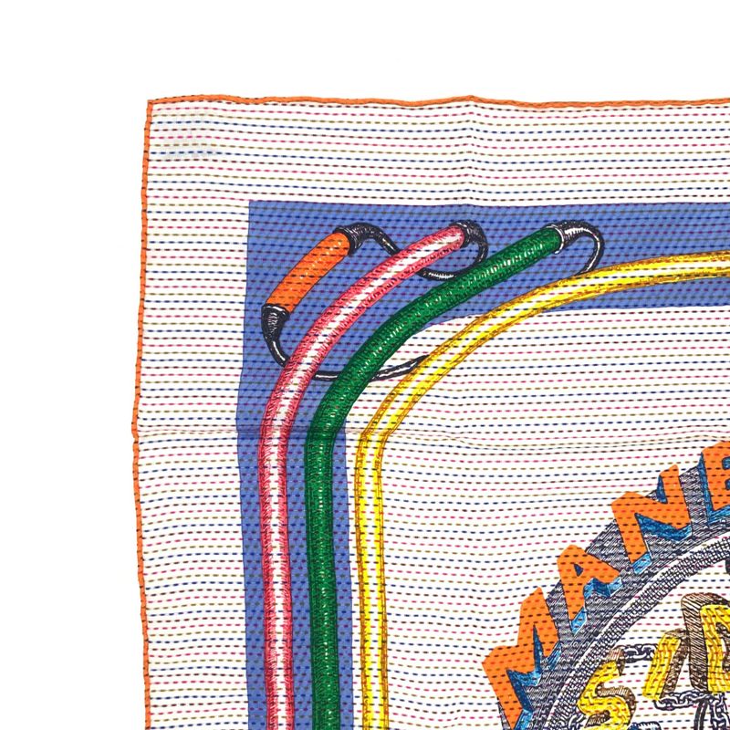 Class Hermes Carre 70 Cheval Oscope NEON Cheval Scope Neon Pointier