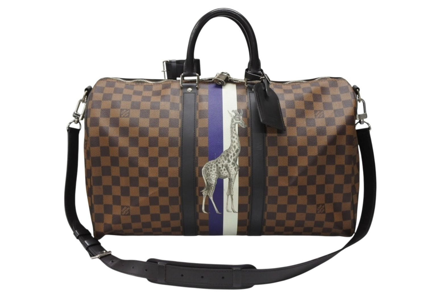 Louis Vuitton Boston Bag Keepall Bandouliere 45 Chapman Brazza Damier Canvas