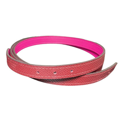 Hermes Reversible Naro Belt 80 Gold Pink Boldpink