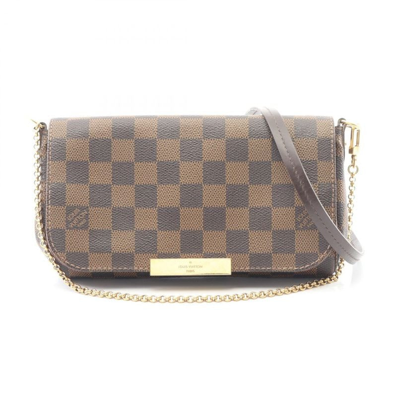 Louis Vuitton Handbag Favorite PM Damier Ebene Leather