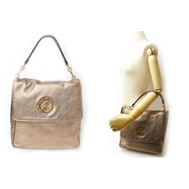 Loewe Handbag Bag Anagram Leather Chien Pan — view 2