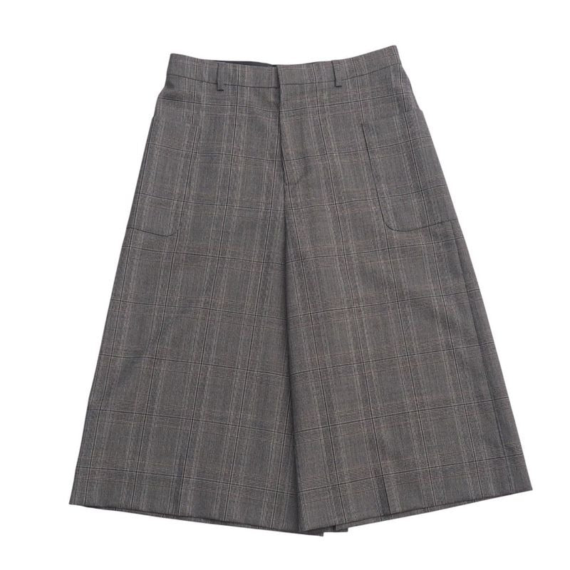 Celine Pants Size 40 Wide Cropped Checked