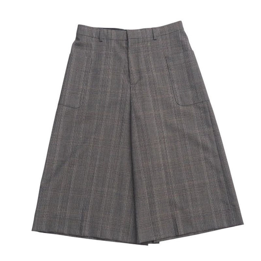 Celine Pants Size 40 Wide Cropped Checked