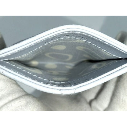 Chanel Card Case Coco Marc Caviar Leather Ice Blue Ap3835 — view 6