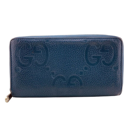 Gucci Round Zip Wallet Long Navy