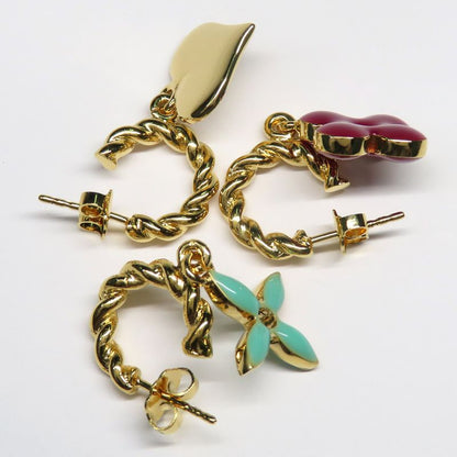 Louis Vuitton Earrings Boucle Dreille Sweet Monogram M65472 3 Pieces