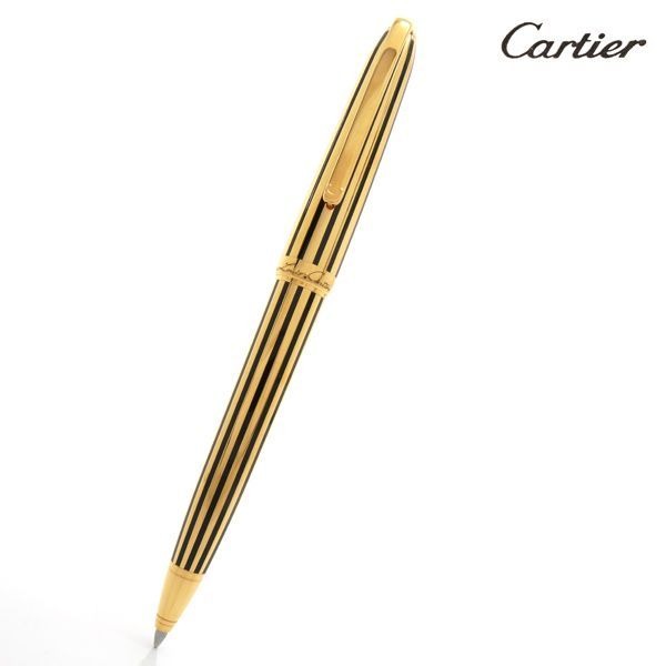 Cartier Ballpoint Pen 1847 Limited Edition Gold Stripe