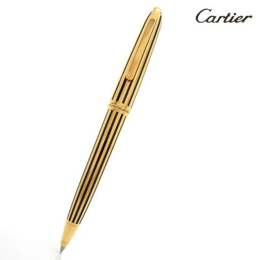 Cartier Ballpoint Pen 1847 Limited Edition Gold Stripe