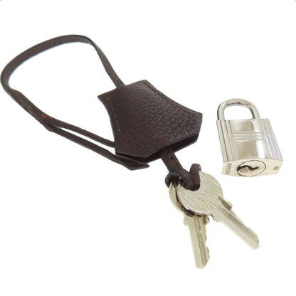 Hermes Birkin 35 Silver Hardware Handbag Taurillon Women